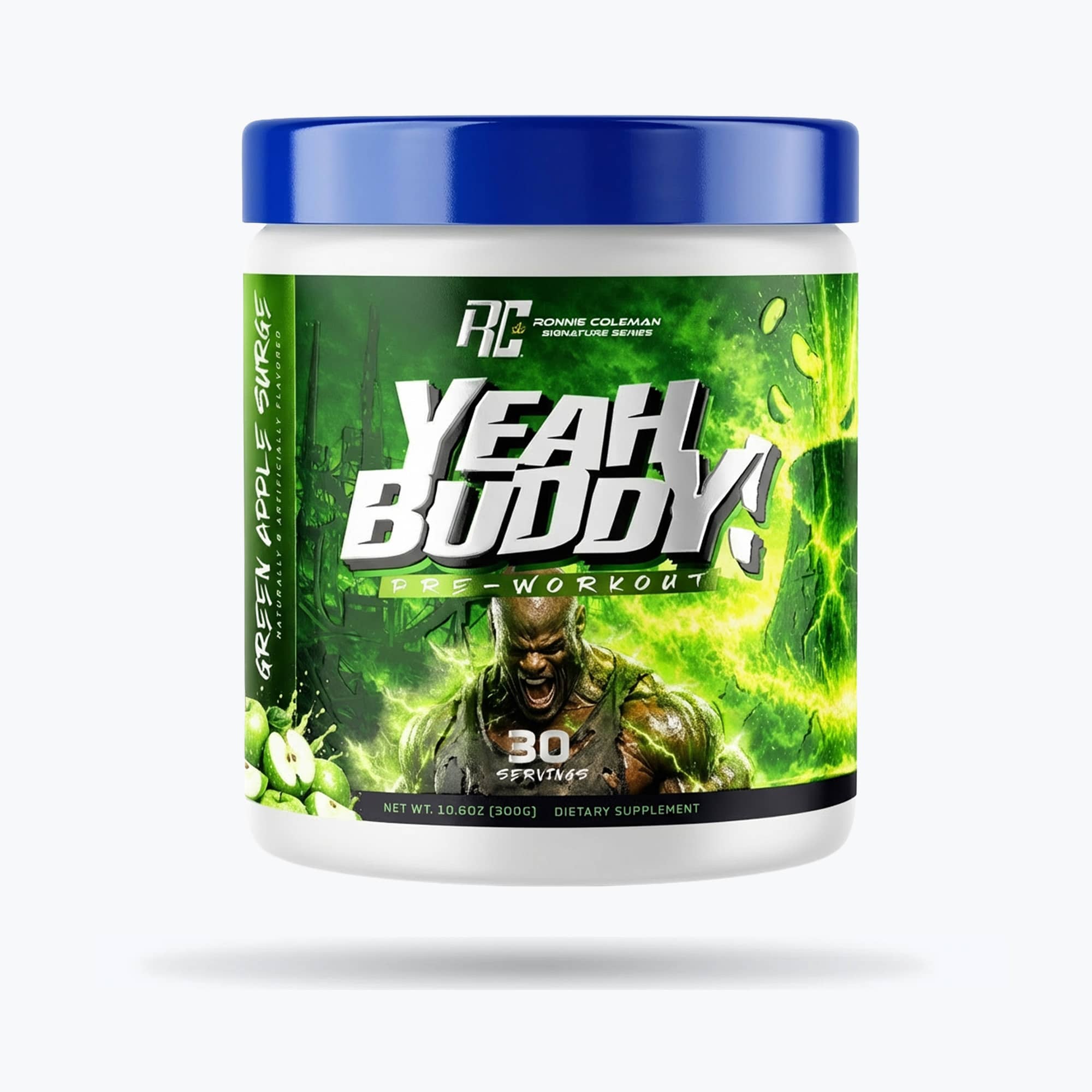 Ronnie Coleman Signature Series Pre Workout 30 Servings / Green Apple Surge *NEW LOOK* Yeah Buddy Ronnie Coleman Signature Series Bodybuilding Supplements