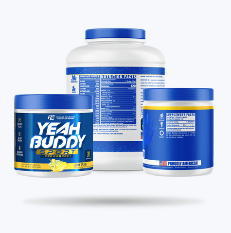 Image of Ronnie Coleman Signature Series No Excuses Stack - All-In Training Stack Ronnie Coleman Signature Series Bodybuilding Supplements