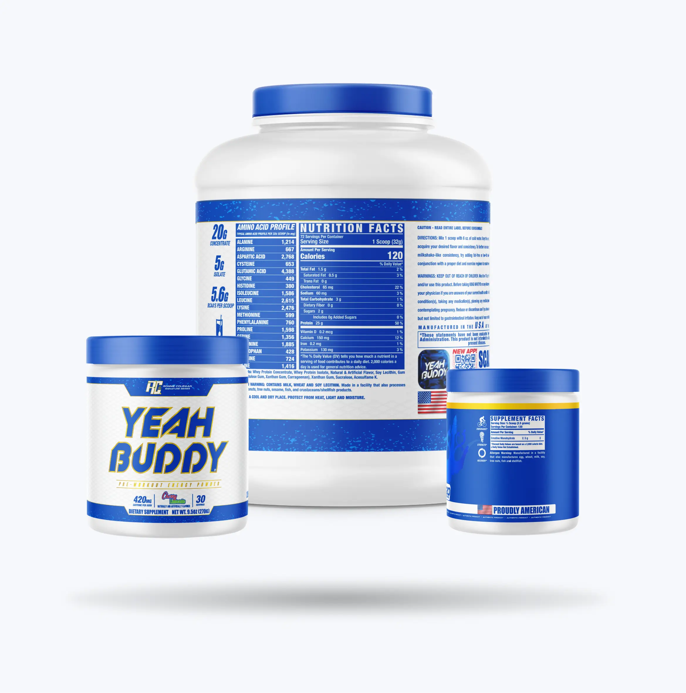 Ronnie Coleman Signature Series Stack No Excuses Stack - All-In Training Stack Ronnie Coleman Signature Series Bodybuilding Supplements