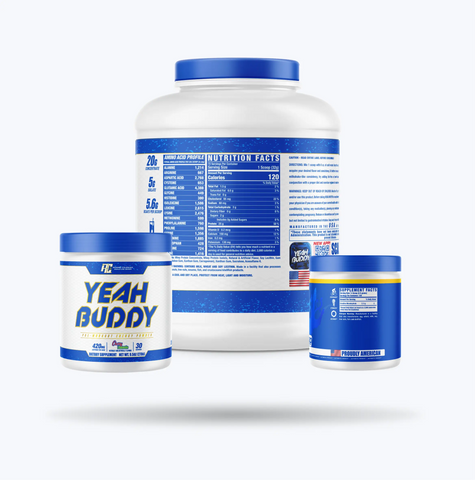 Image of Ronnie Coleman Signature Series Stack No Excuses Stack - All-In Training Stack Ronnie Coleman Signature Series Bodybuilding Supplements
