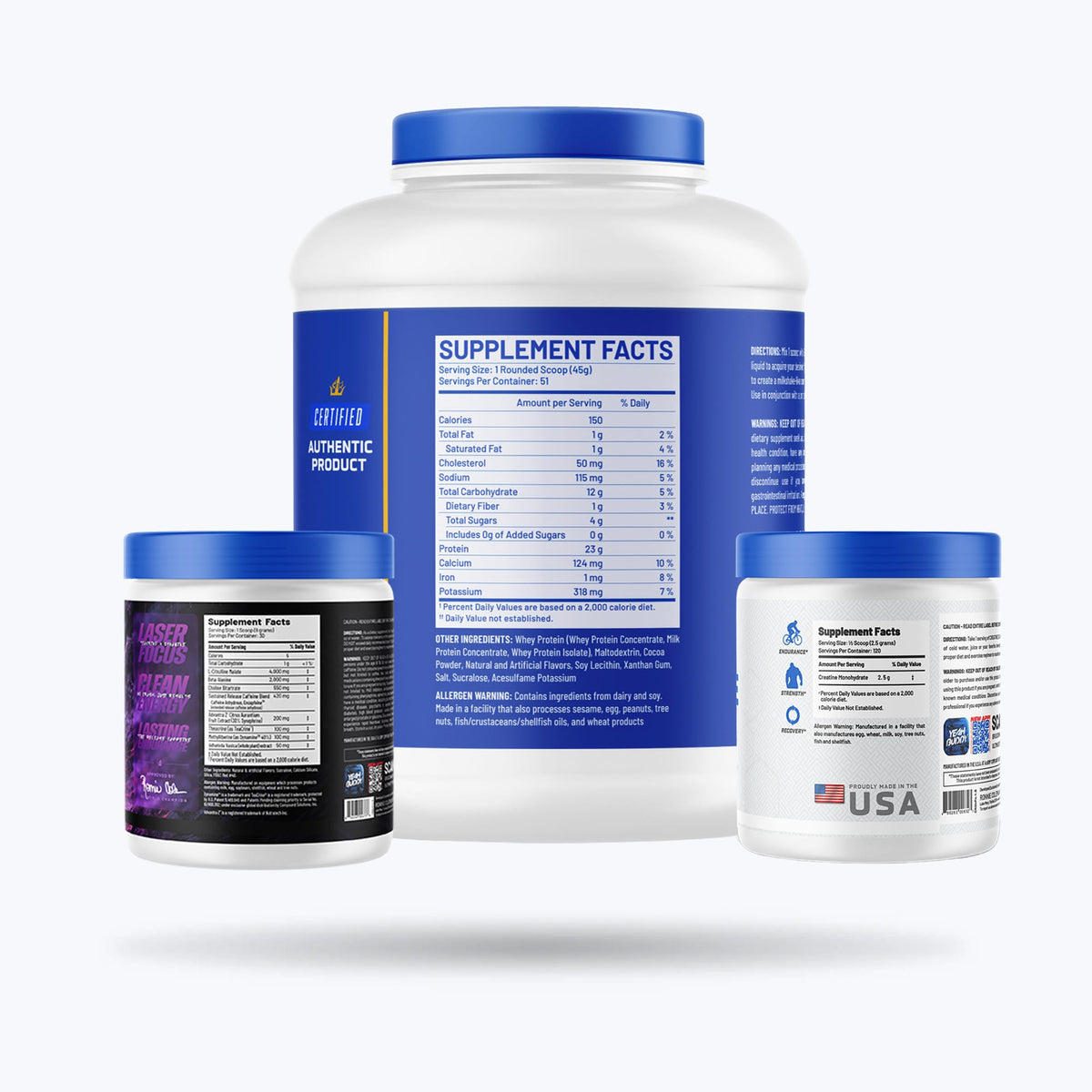 Ronnie Coleman Signature Series Stack No Excuses Stack - All-In Training Stack Ronnie Coleman Signature Series Bodybuilding Supplements