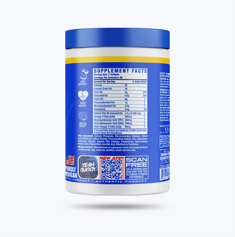 Image of Ronnie Coleman Signature Series Essentials 120 ct Omega XS Ronnie Coleman Signature Series Bodybuilding Supplements