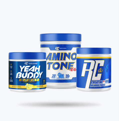 Image of Ronnie Coleman Signature Series Outlast Stack - Endurance Stack Ronnie Coleman Signature Series Bodybuilding Supplements