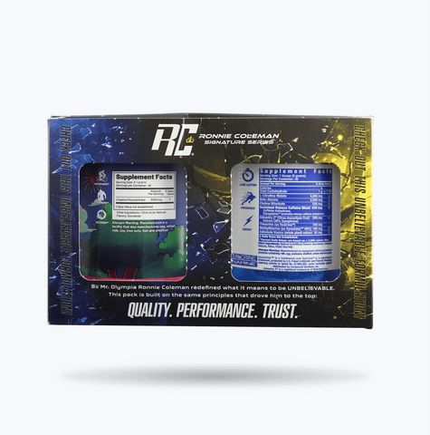 Image of Ronnie Coleman Signature Series Unbelievable Pack Boxset 1 Ronnie Coleman Signature Series Bodybuilding Supplements