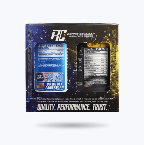 Image of Ronnie Coleman Signature Series Unbelievable Pack Boxset 2 Ronnie Coleman Signature Series Bodybuilding Supplements