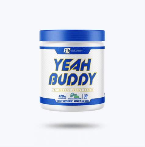 Image of Ronnie Coleman Signature Series Pre Workout 30 Servings / Green Apple YEAH BUDDY™ Pre-Workout Powder Ronnie Coleman Signature Series Bodybuilding Supplements