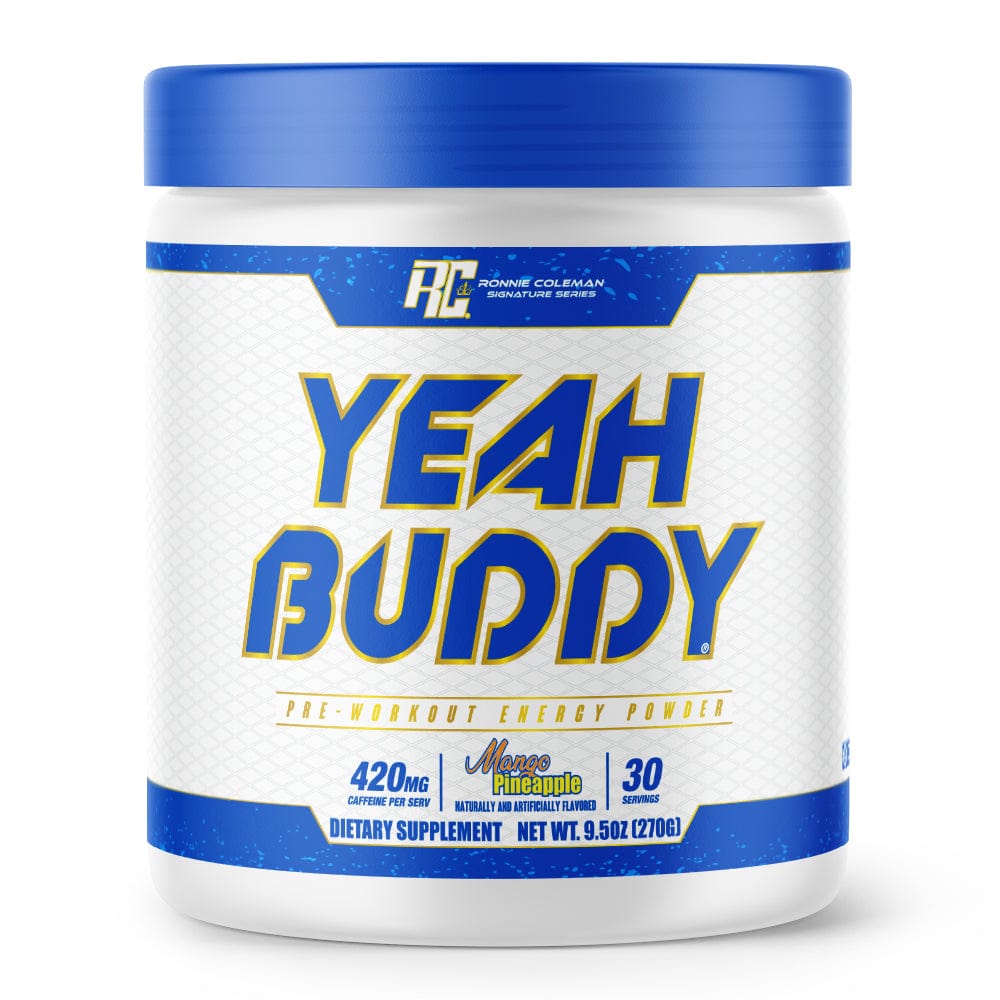 Ronnie Coleman Signature Series Pre Workout 30 Servings / Mango Pineapple YEAH BUDDY™ Pre-Workout Powder Ronnie Coleman Signature Series Bodybuilding Supplements