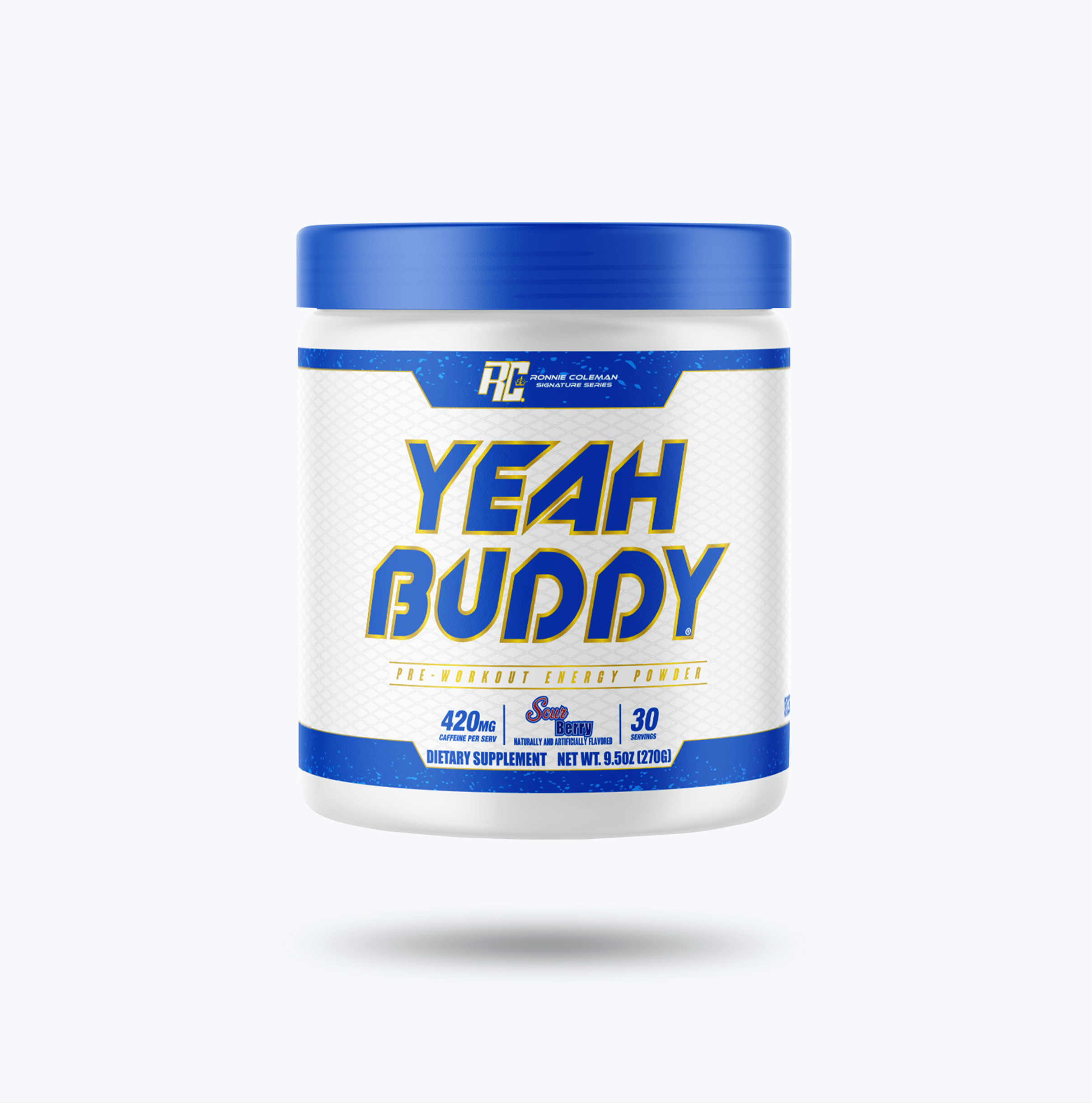 Ronnie Coleman Signature Series Pre Workout 30 Servings / SourBerry YEAH BUDDY™ Pre-Workout Powder Ronnie Coleman Signature Series Bodybuilding Supplements
