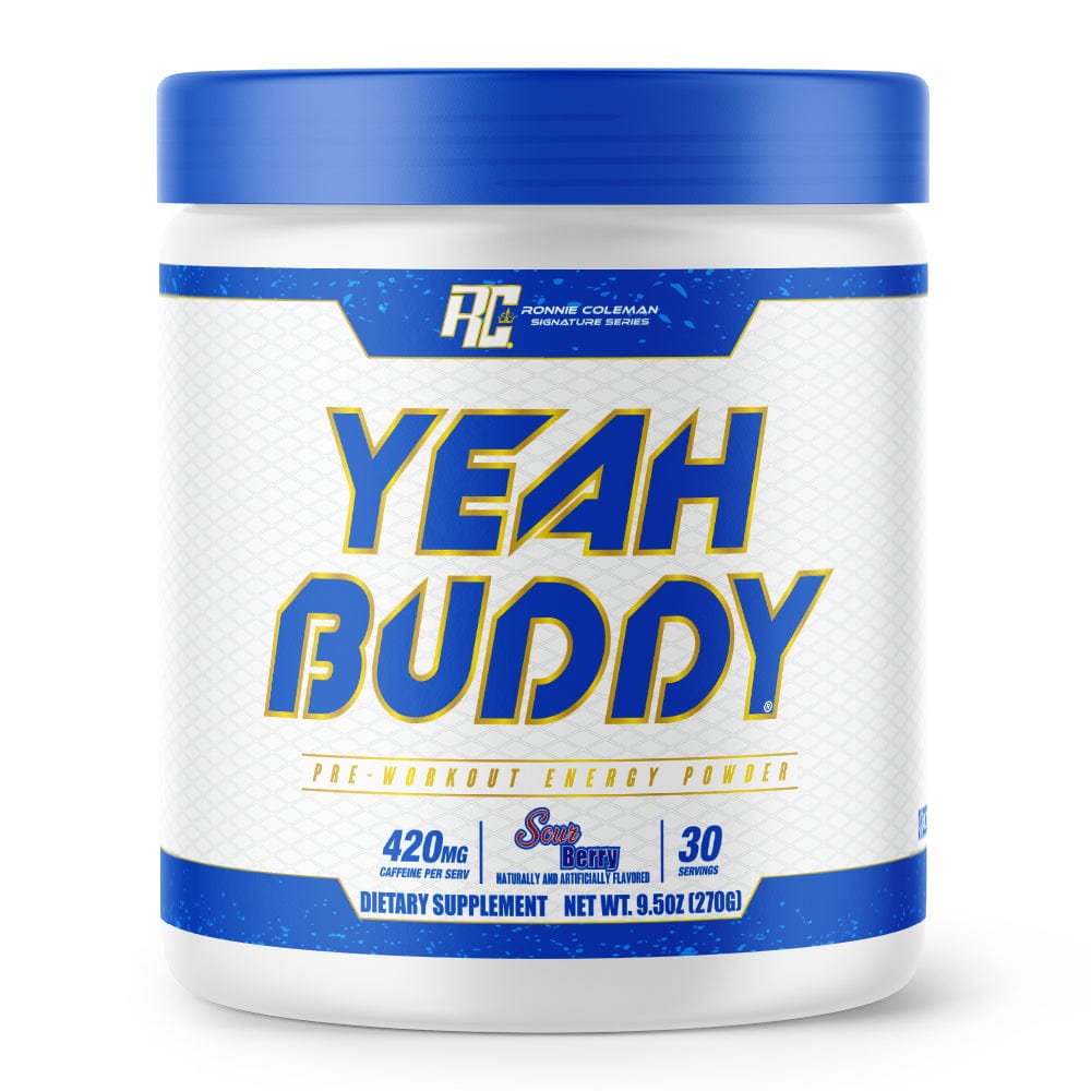 Ronnie Coleman Signature Series Pre Workout 30 Servings / SourBerry YEAH BUDDY™ Pre-Workout Powder Ronnie Coleman Signature Series Bodybuilding Supplements