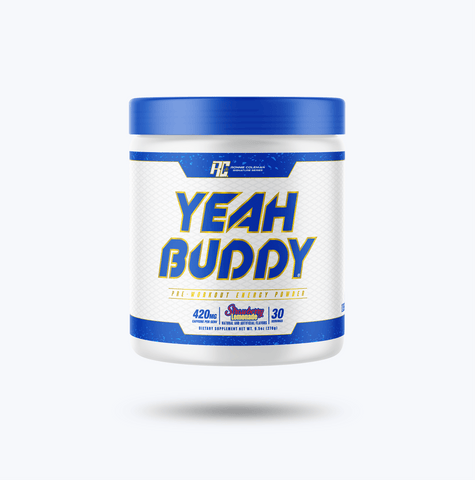 Image of Development Pre Workout 30 Servings / Strawberry Lemonade YEAH BUDDY™ Pre-Workout Powder Ronnie Coleman Signature Series Bodybuilding Supplements