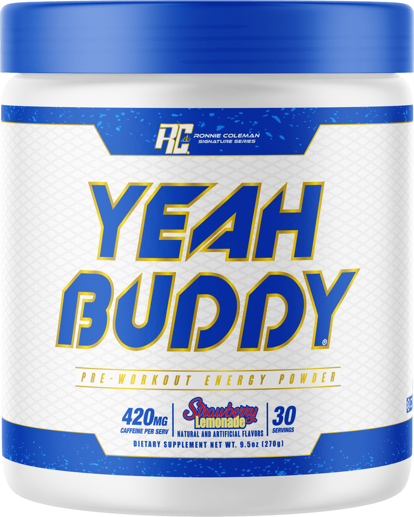 Ronnie Coleman Signature Series Pre Workout 30 Servings / Strawberry Lemonade YEAH BUDDY™ Pre-Workout Powder Ronnie Coleman Signature Series Bodybuilding Supplements