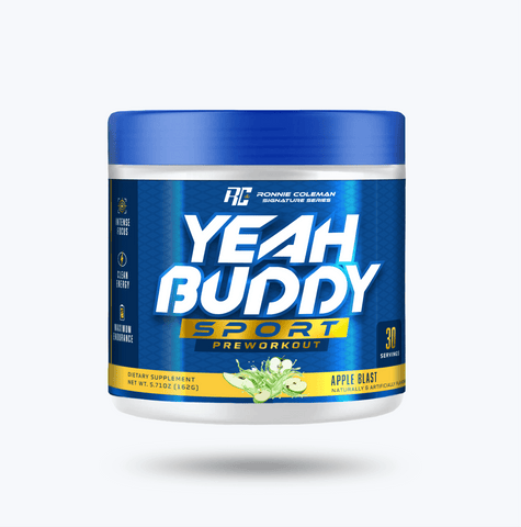 Image of Ronnie Coleman Signature Series Pre Workout 30 servings / Apple Blast Yeah Buddy Sport Ronnie Coleman Signature Series Bodybuilding Supplements