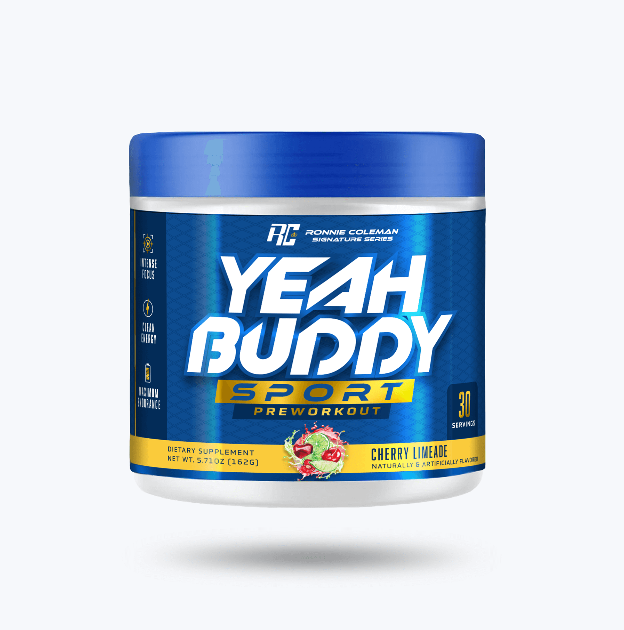 Ronnie Coleman Signature Series Pre Workout 30 servings / Cherry Limeade Yeah Buddy Sport Ronnie Coleman Signature Series Bodybuilding Supplements
