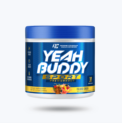 Ronnie Coleman Signature Series Pre Workout 30 servings / Island Crush Yeah Buddy Sport Ronnie Coleman Signature Series Bodybuilding Supplements