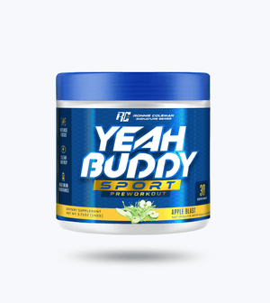 Ronnie Coleman Signature Series Pre Workout Apple Blast Yeah Buddy Sport Ronnie Coleman Signature Series Bodybuilding Supplements