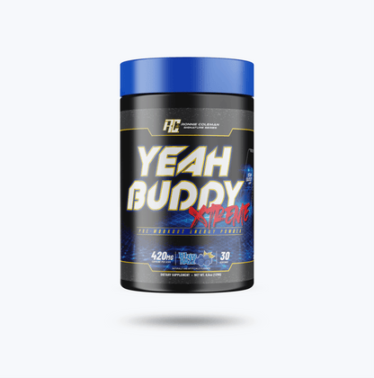 Ronnie Coleman Signature Series Pre Workout Blue Raspberry Yeah Buddy Xtreme Ronnie Coleman Signature Series Bodybuilding Supplements