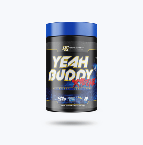 Image of Ronnie Coleman Signature Series Pre Workout Blue Raspberry Yeah Buddy Xtreme Ronnie Coleman Signature Series Bodybuilding Supplements