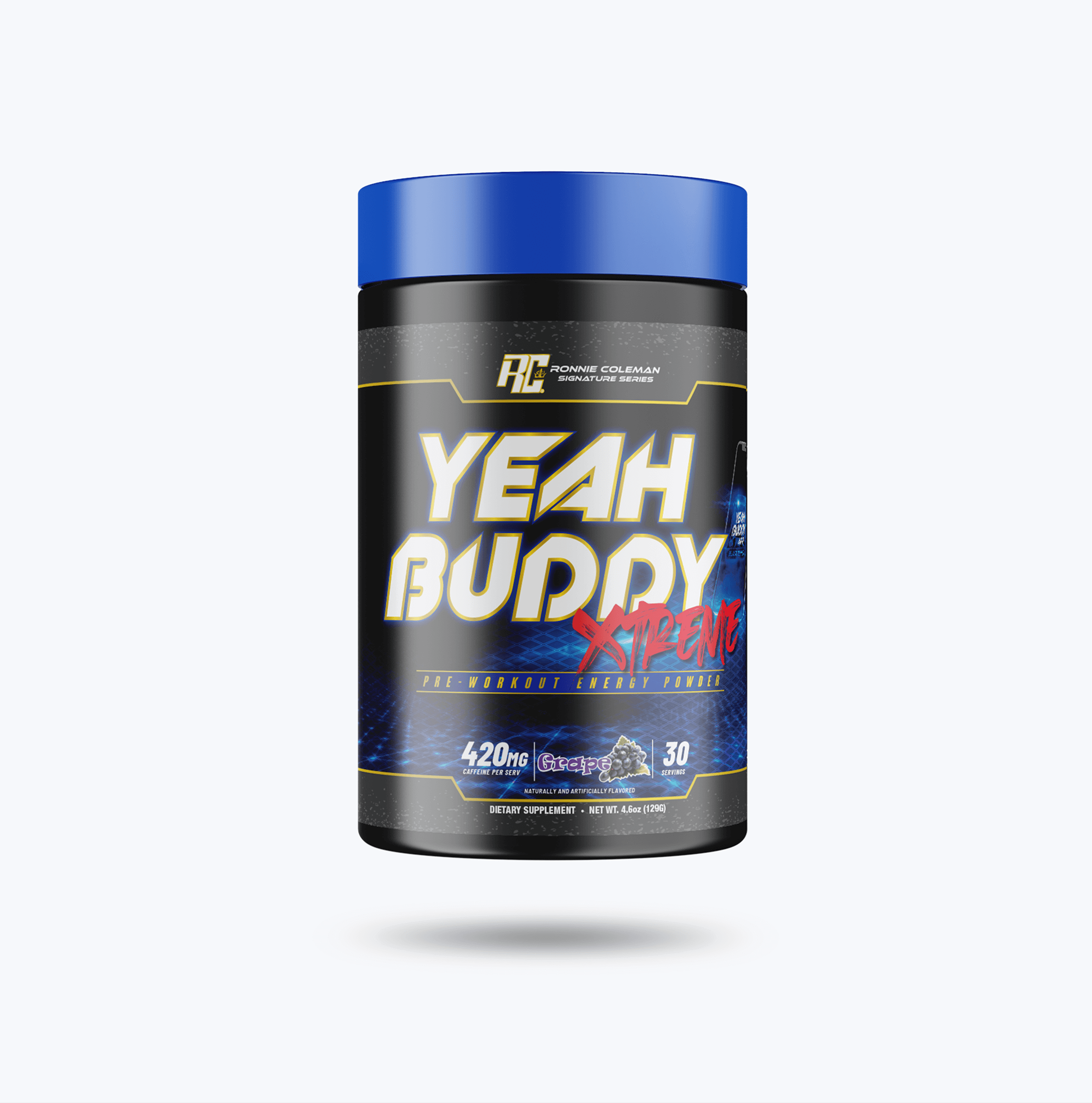 Ronnie Coleman Signature Series Pre Workout Grape Yeah Buddy Xtreme Ronnie Coleman Signature Series Bodybuilding Supplements