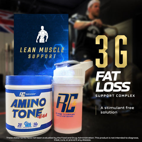 Image of Ronnie Coleman Signature Series Aminos Amino Tone + EAA Powder Ronnie Coleman Signature Series Bodybuilding Supplements