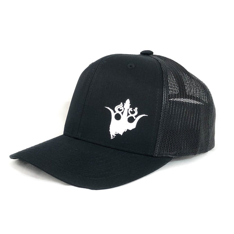 Image of Ronnie Coleman Signature Series Apparel & Accessories Crown Logo Snapback Hat - WHITE/BLACK Ronnie Coleman Signature Series Bodybuilding Supplements