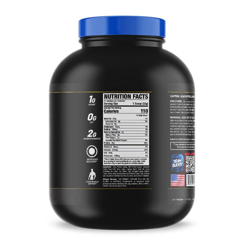 Image of Ronnie Coleman Signature Series Protein Iso Tropic Max 50 Scoops - BLACK Edition Ronnie Coleman Signature Series Bodybuilding Supplements