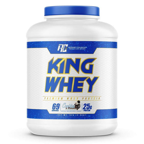Image of Ronnie Coleman Signature Series Protein Cookies N' Cream King Whey 5lb Ronnie Coleman Signature Series Bodybuilding Supplements