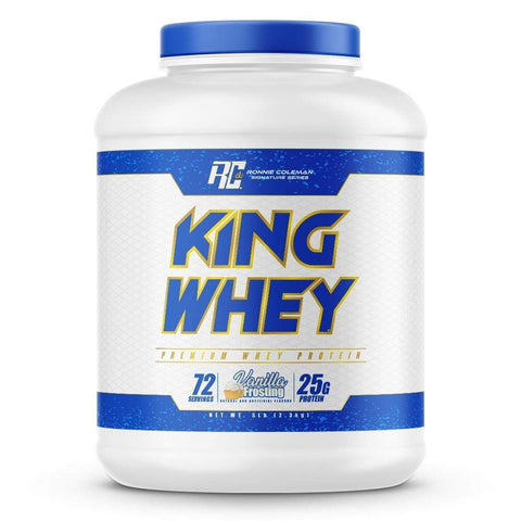 Image of Ronnie Coleman Signature Series Protein Vanilla Frosting King Whey 5lbs