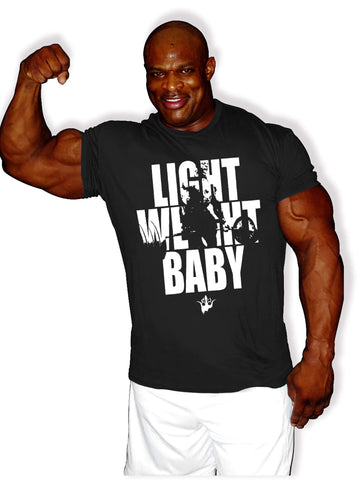 Image of Ronnie Coleman Signature Series Apparel & Accessories Shirt Light Weight Baby Tee Ronnie Coleman Signature Series Bodybuilding Supplements