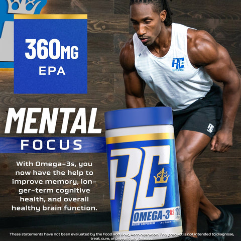 Image of Ronnie Coleman Signature Series Essentials Omega-3 XS Fish Oil Softgels Ronnie Coleman Signature Series Bodybuilding Supplements