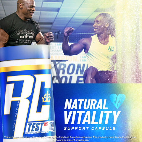 Image of Ronnie Coleman Signature Series Essentials 120 ct Test-XS Ronnie Coleman Signature Series Bodybuilding Supplements