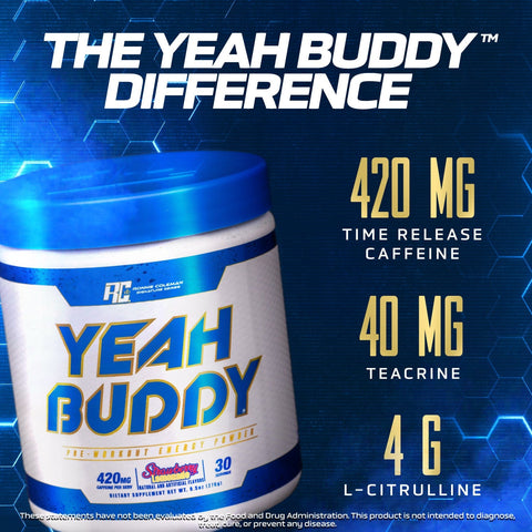 Image of Ronnie Coleman Signature Series Pre Workout YEAH BUDDY™ Pre-Workout Powder Ronnie Coleman Signature Series Bodybuilding Supplements